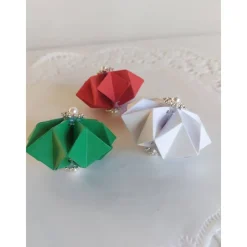 Clearance Weihnachtliche Dekosterne aus Tonkarton mit Strass-Perlen oder Blütenornament, Handgemacht & individuell wählbar Weihnachtsdeko