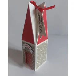 New Weihnachtliche Geschenkbox – Handgemachte Turmverpackung für Geldgeschenke & Kleinigkeiten Geldgeschenke