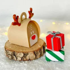 Geschenkverpackungen|Firlefanz Factory Weihnachtliche Geschenkschachtel – Geldgeschenk Verpackung, kleine Faltschachtel für Adventskalender & LED-Teelicht