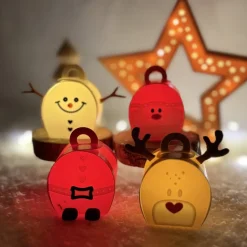 Geschenkverpackungen|Firlefanz Factory Weihnachtliche Geschenkschachtel – Geldgeschenk Verpackung, kleine Faltschachtel für Adventskalender & LED-Teelicht