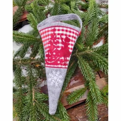 Geschenkverpackungen|Kreativlaedchen Weihnachtliche Spitztüte Nikolaus Socke Geschenkverpackung