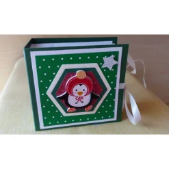 Geschenkverpackungen|Wollzottel Weihnachtliches-Teebeutelbüchlein,Mitbringsel,Geschenk