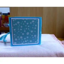 Geschenkverpackungen|Wollzottel Weihnachtliches-Teebeutelbüchlein,Mitbringsel,Geschenk,Weihnachtsstern