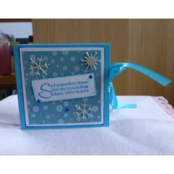 Geschenkverpackungen|Wollzottel Weihnachtliches-Teebeutelbüchlein,Mitbringsel,Geschenk,Weihnachtsstern