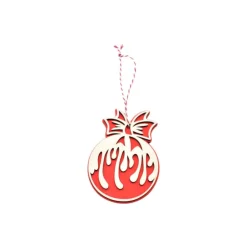 Sale Weihnachts anhänger 3 Set / weihnachtsdeko l weihnachten deko l Rote weihnachten l Baum schmuck Baumschmuck