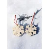 Sale Weihnachtsbaumanhänger Schneeflocken Baumschmuck