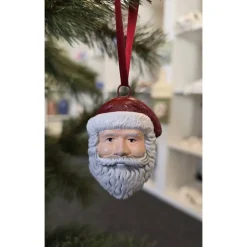 Weihnachtsbaumschmuck aus Keramik - Nikolaus - Weihnachtsmann Baumschmuck