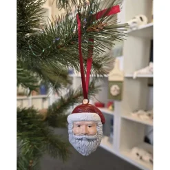 Weihnachtsbaumschmuck aus Keramik - Nikolaus - Weihnachtsmann Baumschmuck