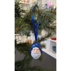 Weihnachtsbaumschmuck aus Keramik - Nikolaus - Weihnachtsmann Baumschmuck