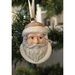 Weihnachtsbaumschmuck aus Keramik - Nikolaus - Weihnachtsmann Baumschmuck