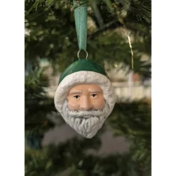 Weihnachtsbaumschmuck aus Keramik - Nikolaus - Weihnachtsmann Baumschmuck