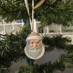 Weihnachtsbaumschmuck aus Keramik - Nikolaus - Weihnachtsmann Baumschmuck