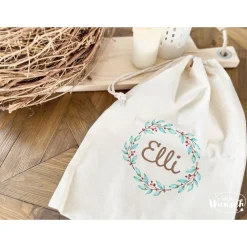 Weihnachtsbeutel / Baumwollbeutel / Personalisiert / Geschenk zu Weihnachten/ Geschenkesack / X-MAS Säckchen & Beutel