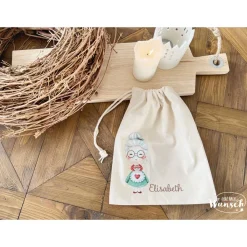 Weihnachtsbeutel / Baumwollbeutel / Personalisiert / Geschenk zu Weihnachten/ Geschenkesack / X-MAS Säckchen & Beutel