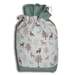 Online Weihnachtsbeutel Hirsche im Winter Nikolausbeutel weihnachtlicher Geschenksack Geschenkverpackung Säckchen & Beutel