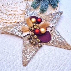Weihnachtsdeko|Zauberhaft & Wunderbar Weihnachtsdeko 2024 | Deko Adventszeit | Tischdeko Weihnachten | Adventszeit | Weihnachtsdeko Ideen | Stern | Gesteck