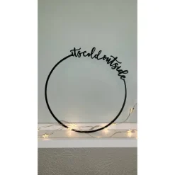 New Weihnachtsdeko Ring, Weihnachten, Kranz, es weihnachtet sehr, it's cold outside, Wintetdeko, Fensterdeko, Winter