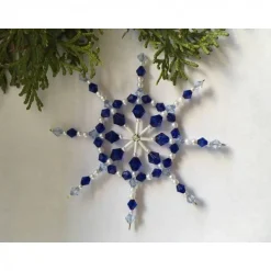 Baumschmuck|Cines Manufaktur Weihnachtsdeko Set aus 4 Sternen