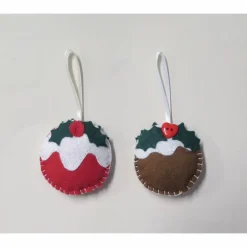 Weihnachtsdeko|Helga's kleine Nähstube Weihnachtsdekoration Filzanhänger Kugel / Handschuh / Stiefel