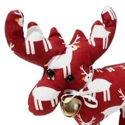 Online Weihnachtselch, Dekoelch in rot und weiß Weihnachtsdeko