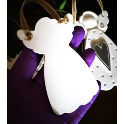 Sale Weihnachtsengel & Schutzengel aus Keramik – Geschenkidee mit Herz Baumschmuck