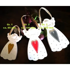 Sale Weihnachtsengel & Schutzengel aus Keramik – Geschenkidee mit Herz Baumschmuck