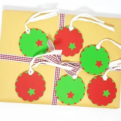 Online Weihnachtsgeschenkanhänger Geschenkanhänger Weihnachten rot grün Geschenkeanhänger