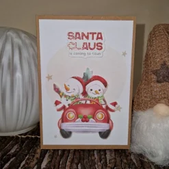 Weihnachtskarten|Teufelinchens_Ideen_Shop Weihnachtsgrußkarte/ Schneemann / Auto / winterlich / festliche Stimmung / Weihnachtskarte mit Schneemannmotiv