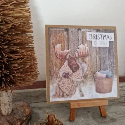 Weihnachtskarten|Teufelinchens_Ideen_Shop Weihnachtskarte - Elch - Christmas is Here