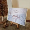 Weihnachtskarten|Teufelinchens_Ideen_Shop Weihnachtskarte - Hirsch und Eule - winter is coming