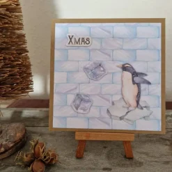 Sale Weihnachtskarte - Pinguin - XMAS - Eiswürfel Weihnachtskarten
