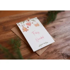 Best Weihnachtskarte | Weihnachtspost | Weihnachtsgruß | Feliz Navidad | aus Naturpapier | DIN A6 | Grußkarten Weihnachtskarten