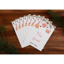 Best Weihnachtskarte | Weihnachtspost | Weihnachtsgruß | Feliz Navidad | aus Naturpapier | DIN A6 | Grußkarten Weihnachtskarten