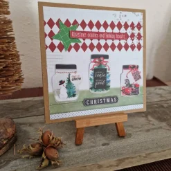 Weihnachtskarten|Teufelinchens_Ideen_Shop Weihnachtskarte - Weihnachtsgläser - Christmas