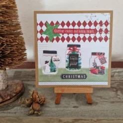 Weihnachtskarten|Teufelinchens_Ideen_Shop Weihnachtskarte - Weihnachtsgläser - Christmas