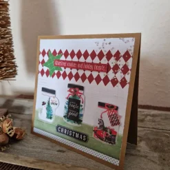 Weihnachtskarten|Teufelinchens_Ideen_Shop Weihnachtskarte - Weihnachtsgläser - Christmas