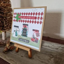 Weihnachtskarten|Teufelinchens_Ideen_Shop Weihnachtskarte - Weihnachtsgläser - Christmas