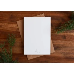 Best Weihnachtskarte | Weihnachtspost | Weihnachtsgruß | Ho Ho Ho | Weihnachtsmütze | aus Naturpapier | DIN A6 | Grußkarten Weihnachtskarten
