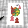 Best Weihnachtskarte **Lichterglanz2** von Einzelstück XMAS Weihnachtskarten