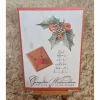 Weihnachtskarten|Teufelinchens_Ideen_Shop Weihnachtskarte mit Geschenk , Blätter , Tannenzapfen