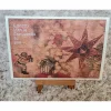 Weihnachtskarten|Teufelinchens_Ideen_Shop Weihnachtskarte mit Sternmotiv , Weihnachtsmann , Geschenk