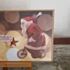 Best Weihnachtskarte mit Weihnachtsmann - Christmas - Dreirad Weihnachtskarten