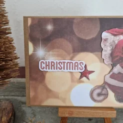 Best Weihnachtskarte mit Weihnachtsmann - Christmas - Dreirad Weihnachtskarten