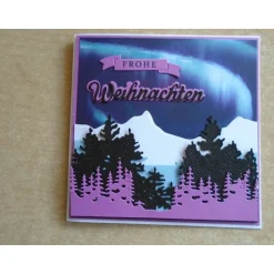 Sale Weihnachtskarte Nordlichter Polarlichter Weihnachtspost Weihnachten Weihnachtsgrüsse Weihnachten Weihnachtskarten