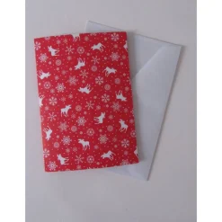 Weihnachtskarten|Momunder - Momente voller Wunder Weihnachtskarte Rentiere - rot