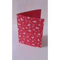 Weihnachtskarten|Momunder - Momente voller Wunder Weihnachtskarte Rentiere - rot