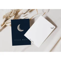Weihnachtskarten|TildaandTheo Weihnachtskarte Stille Nacht A6 weihnachtliche Grußkarte - Postkarte minimalitisch - Watercolor Illustration Weihnachtsk
