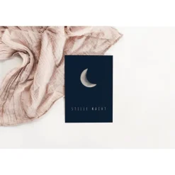 Weihnachtskarten|TildaandTheo Weihnachtskarte Stille Nacht A6 weihnachtliche Grußkarte - Postkarte minimalitisch - Watercolor Illustration Weihnachtsk