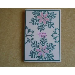 Online Weihnachtskarte Tannenzweig mit Zauberblume Weihnachtskarten Weihnachten Weihnachtsgrüsse Weihnachten Handgemacht Weihnachtskarten