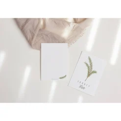 Weihnachtskarten|TildaandTheo Weihnachtskarte Zweig A6 weihnachtliche Grußkarte - Tannenzweig Weihnachtskarte - Grußkarte besinnliche Weihnachtszeit -